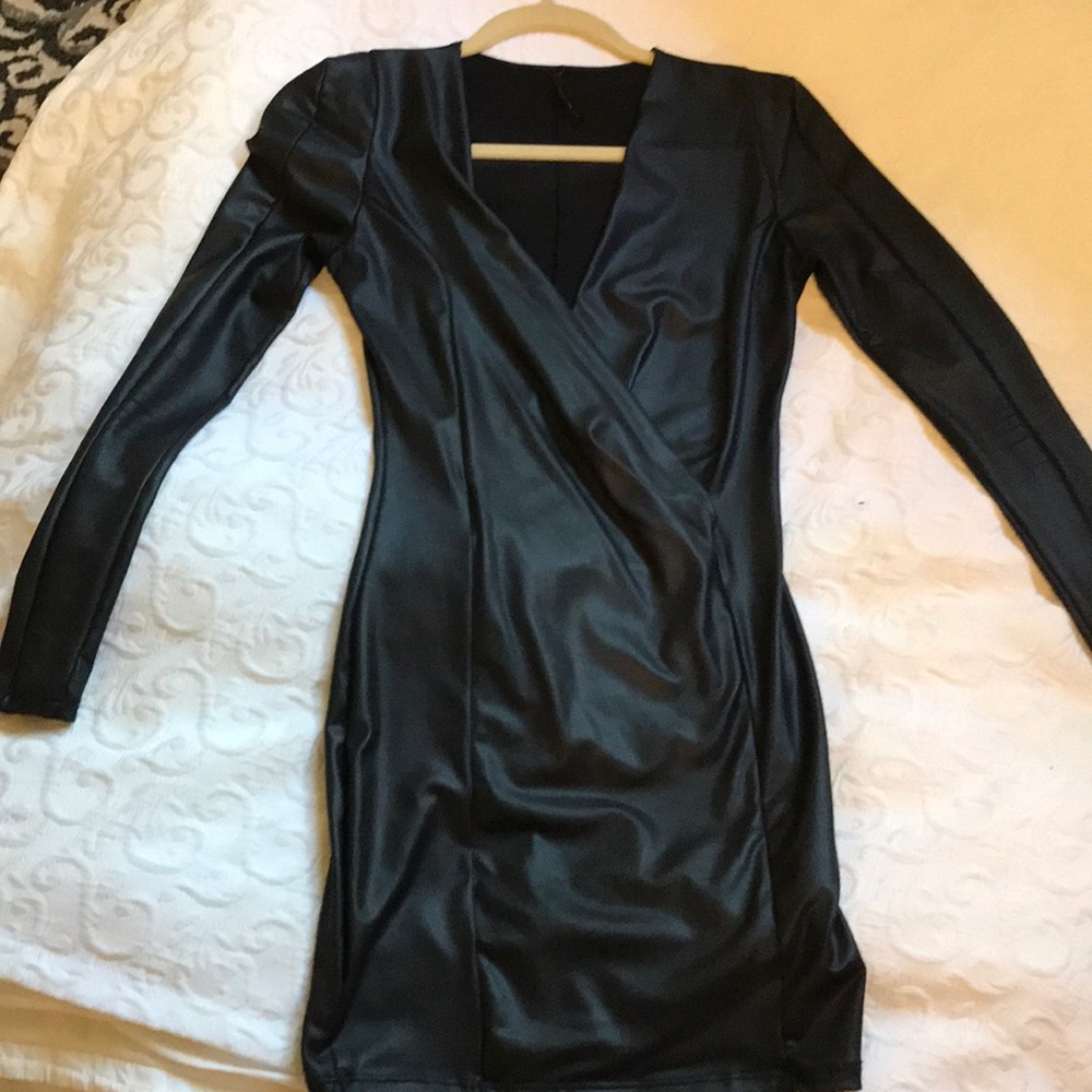 Super sexy black skin tight dress